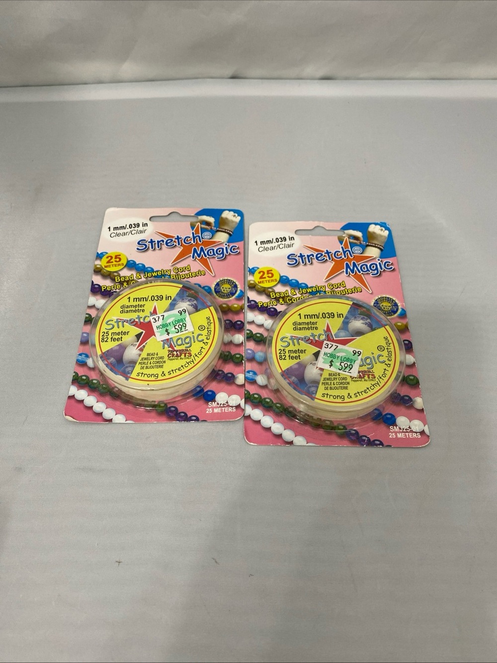 Clear Beading Cord - 2 Pack